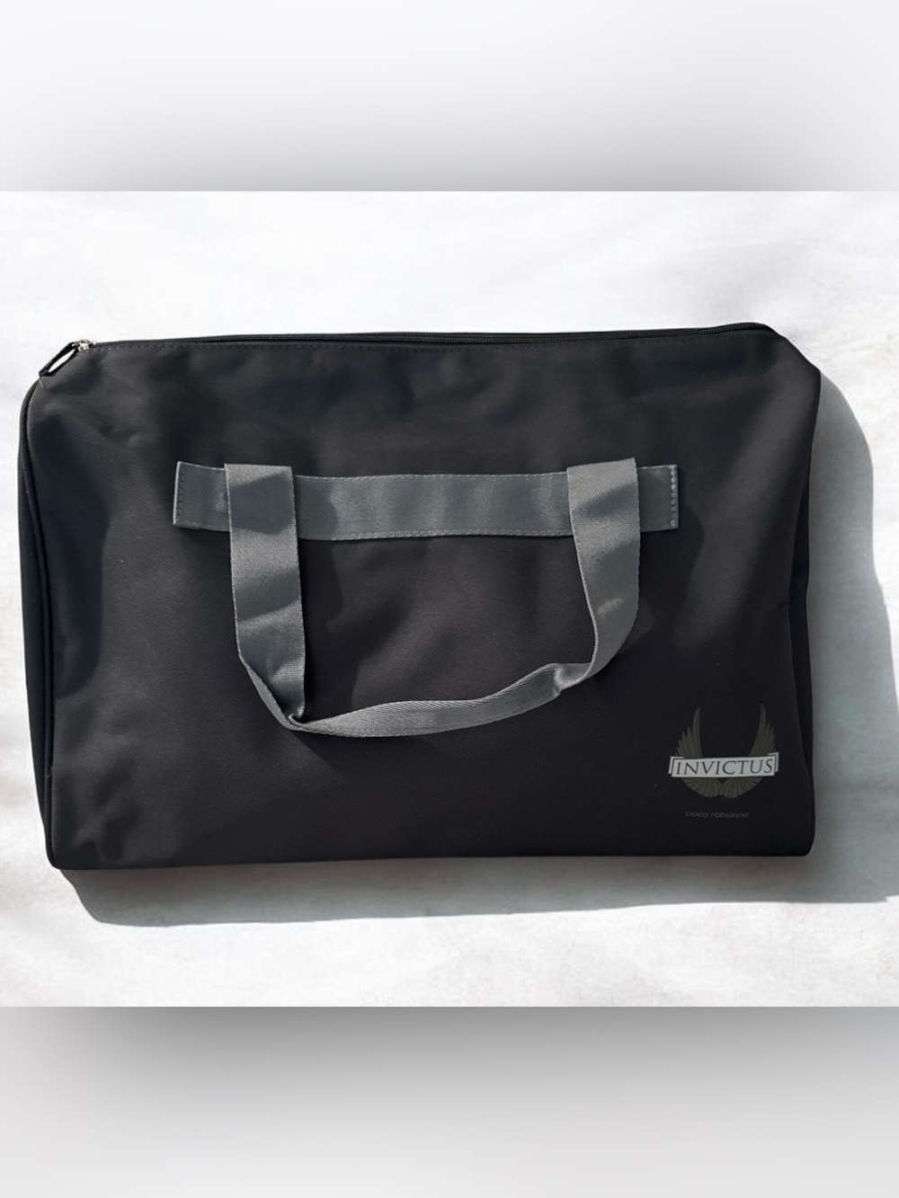Invicta Black and Gray Men's Toiletry Bag